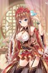  cleavage romance_sangoku stockings tagme thighhighs 