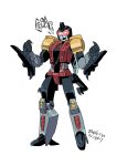  1girl autobot machinery mecha_girl no_humans slash_(dinobot) solo transformers weremole 