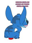  alien ambiguous_gender animated dildo dildo_sitting disney experiment_(species) fourball lilo_and_stitch penetration sex_toy solo stitch 