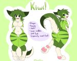  anthro dragon female fur kemono kiwi_the_soft_dragon mazzlerazz thick_thighs 