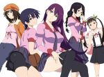  bakemonogatari cottage hachikuji_mayoi hanekawa_tsubasa kanbaru_suruga monogatari_(series) multiple_girls sengoku_nadeko senjougahara_hitagi 