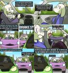  asriel_dreemurr boss_monster caprine car comic delta_rune dialogue driving english_text fangs horn humor long_ears mammal potoobrigham text toriel undertale vehicle video_games 