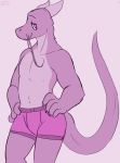  2018 anthro bedroom_eyes briefs claws clothed clothing datdraggy digital_drawing_(artwork) digital_media_(artwork) dragon flesh_whiskers half-closed_eyes hi_res horn invalid_tag looking_at_viewer male monochrome partially_clothed presenting reptile scales scalie seductive simple_background sketch sleepyscreen smile solo standing topless underwear whiskers 