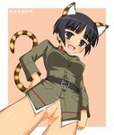  animal_ears blush cat_ears cat_tail mugen_panda nakajima_nishiki nakashima_nishiki pussy smile strike_witches tail uncensored 