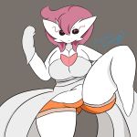  2018 anthro belly big_breasts big_butt black_sclera breasts butt clothed clothing cosmicscourge female gardevoir gown mega_evolution nintendo not_furry pok&eacute;mon pok&eacute;mon_(species) slightly_chubby solo thick_thighs video_games voluptuous wide_hips 