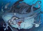  animal bubbles demizu_posuka dragon fish original underwater water watermark 