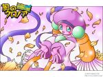  1997 4:3 clothing dress female flower_petals hat klonoa_(series) lephise official_art petals wallpaper 