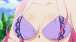  10s 1girl animated animated_gif bikini bounce bouncing_breasts breasts cleavage female lala_satalin_deviluke large_breasts pink_hair to_love-ru 