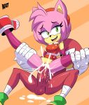  2017 amy_rose anthro balls bigdead93 black_nose clothing cowgirl_(disambiguation) cum cum_in_pussy cum_inside digital_media_(artwork) duo erection female footwear gloves green_eyes hair hairband hedgehog knuckles_the_echidna male male/female mammal open_mouth orgasm penetration penis pink_hair pussy sex simple_background smile sonic_(series) sonic_boom teeth tongue vaginal vaginal_penetration video_games 