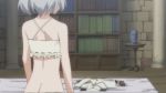  00s 1girl all_fours animated animated_gif ass butt_crack grey_hair panties sanya_v_litvyak short_hair solo strike_witches underwear world_witches_series 