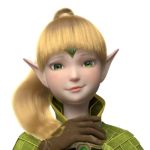  3d animated animated_gif blonde_hair dragon_nest elf green_eyes liya_(dragon_nest) 