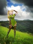  3d blonde_hair dragon_nest elf green_eyes liya_(dragon_nest) 