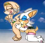  perverted_bunny rouge_the_bat sonic_team tagme tikal_the_echidna 