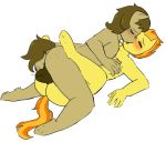  5_fingers anthro anthro_on_anthro anthrofied anus backsack balls blush breast_grab breasts brown_fur brown_hair brown_tail butt chocolate_chips_(oc) duo equine eyes_closed fan_character feet female freckles french_kissing friendship_is_magic fur grope hair hand_on_breast horse humanoid_hands kissing legs_up lying male male/female male_on_top male_penetrating mammal missionary_position my_little_pony nude on_back on_top orange_hair orange_tail penetration pony rainbowsprinklesart sex simple_background spitfire_(mlp) vaginal vaginal_penetration white_background wonderbolts_(mlp) yellow_fur 