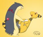  2017 ampharos clitoris cum eye_contact female feral foot_grab grin lying male male/female male_penetrating missionary_position nintendo nude on_back penetration pok&eacute;mon pok&eacute;mon_(species) pussy sex smile spread_legs spreading tail_wraps typhlosion vaginal vaginal_penetration video_games wraps xemkiy 