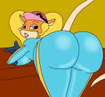  bent_over big_butt butt clothing crash_bandicoot_(series) female pasadena_o&#039;possum spandex tight_clothing video_games 