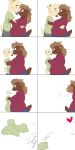  caprine comic female goat goattrain kissing larger_female male mammal shrinking size_difference smaller_male 