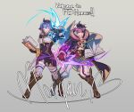  1girl ahoge black_hair book boots casting_spell dual_persona electricity fire_emblem fire_emblem:_kakusei full_body gloves grin holding holding_book hood jacket knee_boots krazehkai lightning looking_at_viewer mark_(female)_(fire_emblem) mark_(fire_emblem) mark_(male)_(fire_emblem) one_eye_closed open_mouth short_hair smile thighhighs zettai_ryouiki 