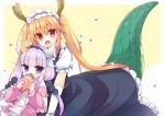  aliasing kamui_kanna kobayashi-san_chi_no_maid_dragon loli mao_(alepricos) tooru_(maidragon) 