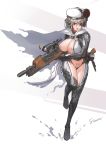  1girl breasts gun large_breasts stmaster 