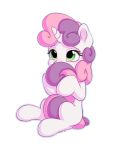  2018 alpha_channel bobdude0 equine eyelashes female feral friendship_is_magic hair hi_res horn mammal multicolored_hair my_little_pony simple_background solo sweetie_belle_(mlp) transparent_background two_tone_hair unicorn vanillaghosties 