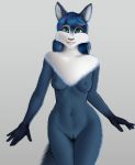 anthro bianca_(sheep_and_wolves) blue_eyes blue_fur blue_hair breasts canine edit female fluffy fluffy_tail fur grey_background hair happy looking_up mammal metalslayer navel neck_tuft nipples nude redngold russian sannamy sheep_and_wolves simple_background smile solo tuft white_background white_fur wizart wolf 