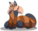  female kingbeast mammal nude red_panda solo thick_thighs 