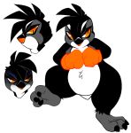  avian bird boxing clothing emperor_penguin female gloves invalid_tag orange_eyes penguin spookytrap sport villainous 