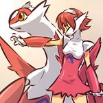  gen_3_pokemon hitec latias moemon personification pokemon pokemon_(creature) red_hair short_hair 