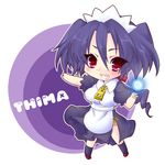  banette maid pokemon purple_hair red_eyes twin_tails 
