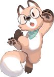  3_toes 4_fingers alpha_channel brown_fur canine eyewear fox fur glasses mammal open_mouth orange_fur pawpads seth-iova simple_background toes transparent_background white_fur 