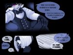  avian bird black_gloves clothing comic domination duo female gloves grin hedgehog job_interview male mammal pink_eyes rubber smile sonic_(series) submissive_female xx_g.u.n_xx 