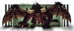  2018 capcom digital_media_(artwork) dragon drerika erection feral horn male monster_hunter paws penis video_games watermark wings 