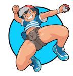  1boy bulge crotch hat male_focus pokemon pokemon_(anime) satoshi_(pokemon) 