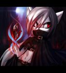  ann-jey assassin blood canine exposed_lower_torso female magic mammal solo 