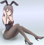  animal_ears bunny_ears bunny_girl cleavage heels mahdi pantyhose sakurajima_mai seishun_buta_yarou_series 