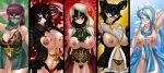  5girls an_ren animal_ears bell blue_eyes blue_hair breastless_clothes breasts breasts_outside cat_ears chains collar curvy functionally_nude gray_eyes half_mask jewelry kali_belladonna large_breasts lingerie looking_at_viewer mask milf monster_girl multiple_girls open_clothes posing purple_eyes pussy raven_branwen red_eyes rooster_teeth roosterteeth rwby see-through summer_rose thick_thighs topless willow_schnee yellow_eyes 