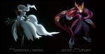  darkrai female fusion legendary_pok&eacute;mon mega_evolution mega_gardevoir mega_lopunny nintendo pok&eacute;mon pok&eacute;mon_(species) seviper syntheticimagination video_games 