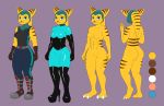  angela_cross anthro blue_eyes breasts clothing collar corset facial_piercing feline female fur harness leather lingerie lombax looking_at_viewer lumekat mammal model_sheet nipples nose_piercing nose_ring nude piercing ratchet_and_clank rubber video_games 