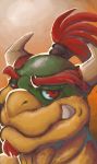  aged_up bowser_jr. facial_hair goatee horn koopa looking_at_viewer male mario_bros nintendo ragnarokdragon red_eyes scalie solo video_games 