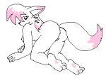  2007 blush breasts butt canine female fox looking_back mammal pussy thirstypocket 