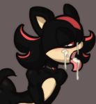  &lt;3 2013 collar cum cum_on_face cum_on_tongue homebro open_mouth red_eyes shadow_the_hedgehog sonic_(series) tongue tongue_out 