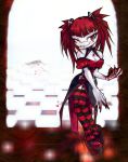  &lt;3 blood bottomless clothed clothing death female gore humanoid legwear long_nails looking_at_viewer meat not_furry pamf red_eyes skimpy smile solo stockings 