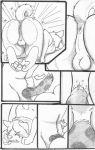  all_fours anal animal_genitalia anus ass_up balls butt canine clothed clothing comic dog doggystyle duo fox from_behind_position grey_fox husky koda(supa_huskey) male male/male mammal noonie-beyl notactuallyhere nude penetration penis presenting presenting_hindquarters sex 