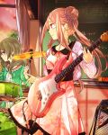  dress guitar kishida_mel school_fanfare tagme 