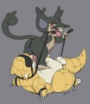  alolan_rattata anthro backsack balls bdsm blindfold bondage bound buckteeth butt chain chained cum cum_in_mouth cum_inside duo erection fellatio forced forced_oral fur leash looking_back lying male male/male mammal nintendo on_back open_mouth oral penis perineum pok&eacute;mon pok&eacute;mon_(species) rattata red_eyes regional_variant rodent saliva sandshrew sex simple_background slimefur standing teeth testicle_cuff tongue tongue_out video_games 