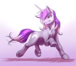  2018 amber_eyes cutie_mark digital_media_(artwork) equine fan_character female fur hair hooves horn mammal my_little_pony mykegreywolf purple_fur purple_hair simple_background smile unicorn 