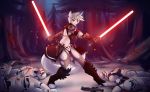  anthro blaster blood death fan_character fangs lightsaber lysergide mammal my_little_pony red_eyes red_theme sith star_wars stormtrooper ultima_(oc) weapon 
