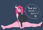  &lt;3 2015 anthro anthrofied big_breasts breasts clothed clothing earth_pony english_text equine female friendship_is_magic fully_clothed horse huge_breasts hugtastic_pinkie_pie mammal my_little_pony nipple_bulge pinkie_pie_(mlp) pony solo somescrub spread_legs spreading text tight_clothing 