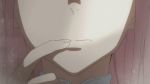  1girl animated animated_gif close-up darling_in_the_franxx female finger_in_mouth loop pink_hair sharp_teeth solo zero_two_(darling_in_the_franxx) 